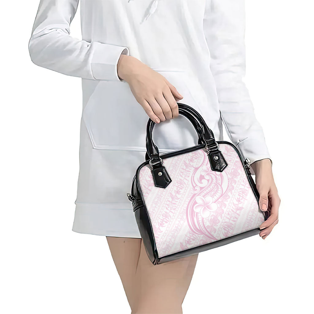 Hawaii Plumeria Lokelani Pikake Lei Shoulder Handbag Poni Mama Polynesian Tattoo LT9 - Polynesian Pride
