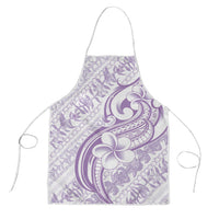 Hawaii Plumeria Lokelani Pikake Lei Apron Poni Polynesian Tattoo LT9 Purple - Polynesian Pride