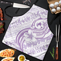 Hawaii Plumeria Lokelani Pikake Lei Apron Poni Polynesian Tattoo LT9 Purple - Polynesian Pride