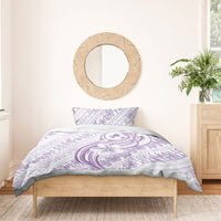 Hawaii Plumeria Lokelani Pikake Lei Bedding Set Poni Polynesian Tattoo LT9 - Polynesian Pride