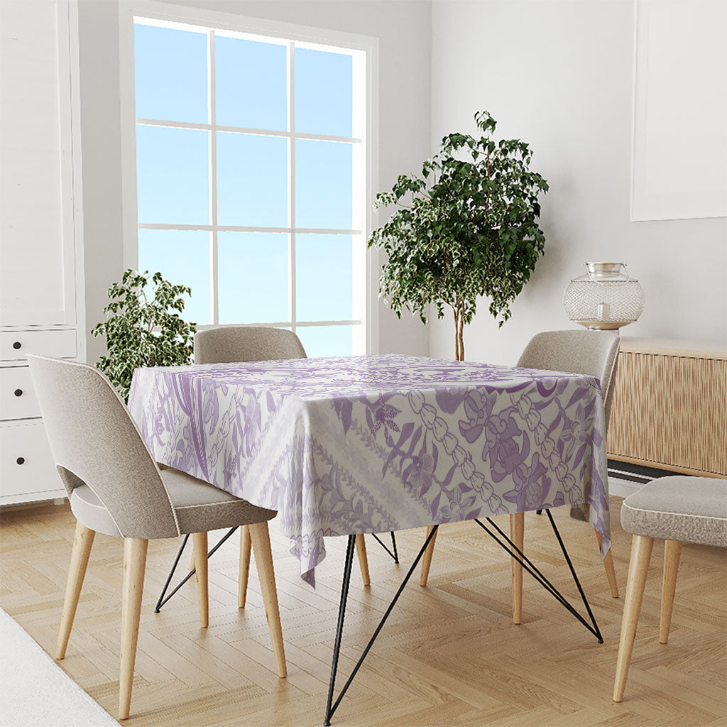 Hawaii Plumeria Lokelani Pikake Lei Tablecloth Poni Polynesian Tattoo LT9 - Polynesian Pride