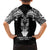 New Zealand Te Reo Maori Family Matching Long Sleeve Bodycon Dress and Hawaiian Shirt Kia Kaha Maori Language Week Black Style LT9 - Polynesian Pride