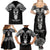 New Zealand Te Reo Maori Family Matching Summer Maxi Dress and Hawaiian Shirt Kia Kaha Maori Language Week Black Style LT9 - Polynesian Pride