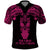 Personalised New Zealand Te Reo Maori Polo Shirt Kia Kaha Maori Language Week Pink Style LT9 Pink - Polynesian Pride