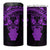 Personalised New Zealand Te Reo Maori 4 in 1 Can Cooler Tumbler Kia Kaha Maori Language Week Purple Style