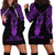 Personalised New Zealand Te Reo Maori Hoodie Dress Kia Kaha Maori Language Week Purple Style LT9 - Polynesian Pride