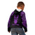 Personalised New Zealand Te Reo Maori Kid Hoodie Kia Kaha Maori Language Week Purple Style LT9 - Polynesian Pride