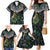 Personalised Maori Manaia Family Matching Mermaid Dress and Hawaiian Shirt New Zealand Tribal Hei Matau Papua Shell