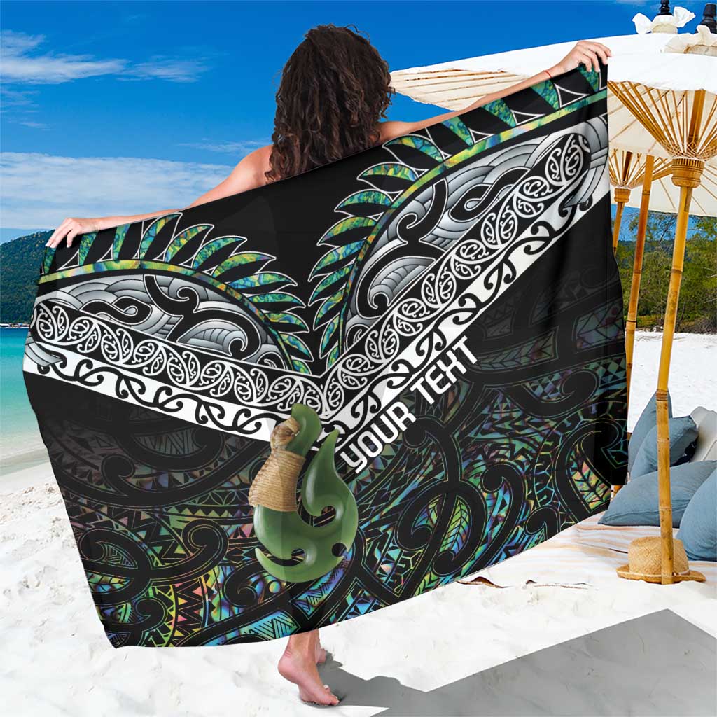 Personalised Maori Manaia Sarong New Zealand Tribal Hei Matau Papua Shell LT9 One Size 44 x 66 inches Green - Polynesian Pride