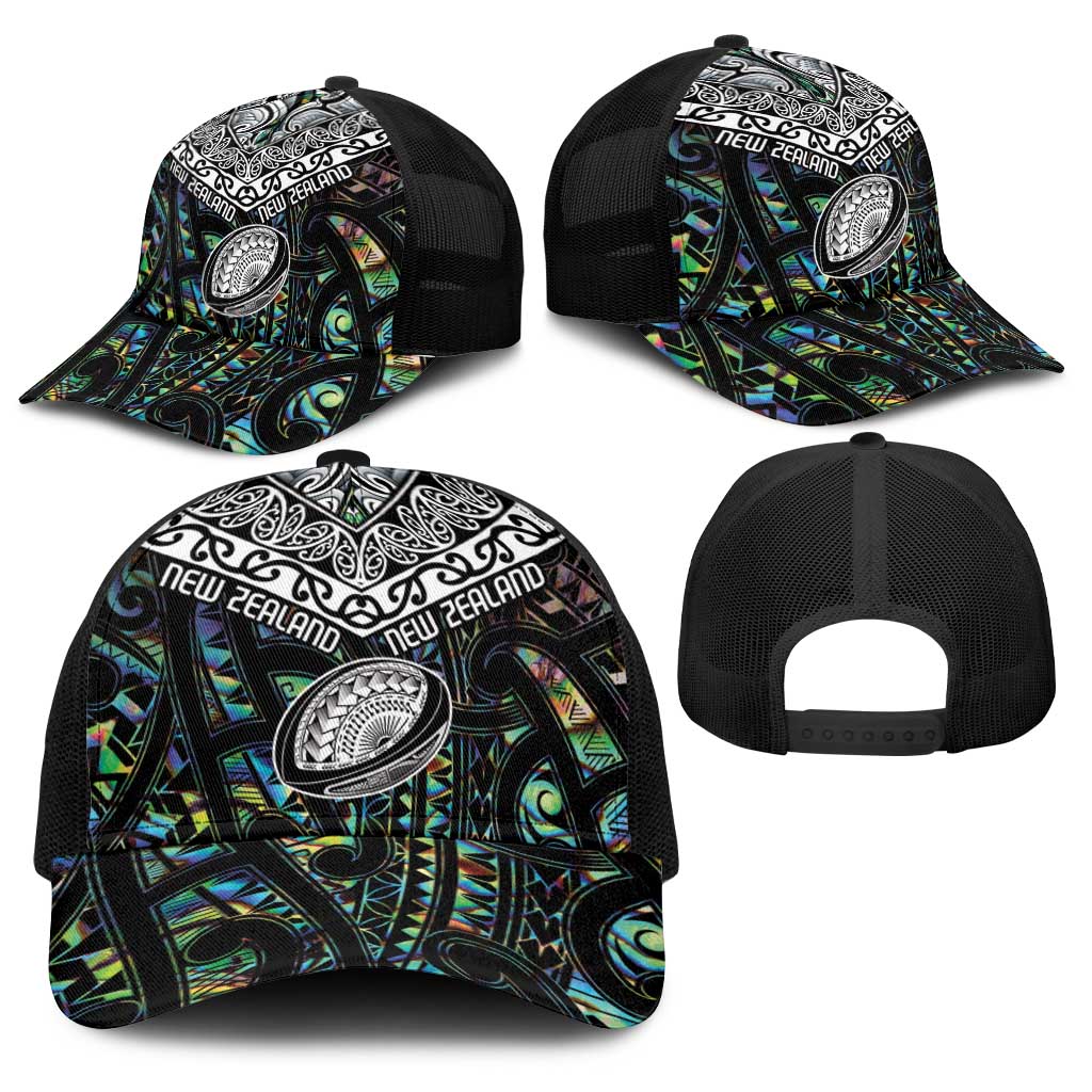 New Zealand Baseball Net Cap Maori Rugby Tattoo Papua Shell LT9 - Polynesian Pride