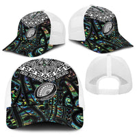 New Zealand Baseball Net Cap Maori Rugby Tattoo Papua Shell LT9 - Polynesian Pride