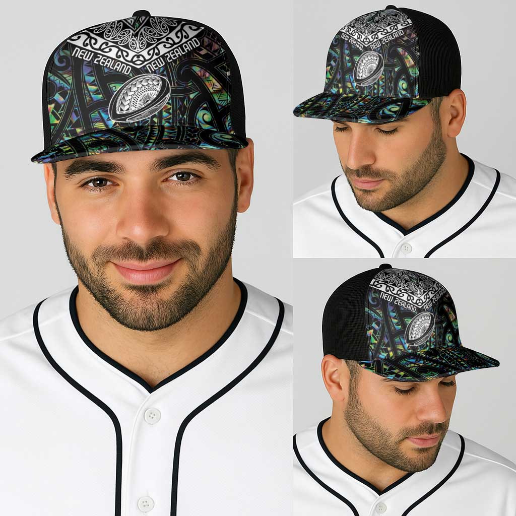 New Zealand Baseball Net Cap Maori Rugby Tattoo Papua Shell LT9 - Polynesian Pride