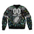 Custom New Zealand Bomber Jacket Maori Rugby Tattoo Papua Shell