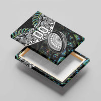 Custom New Zealand Canvas Wall Art Maori Rugby Tattoo Papua Shell LT9 - Polynesian Pride