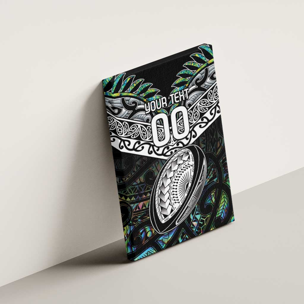 Custom New Zealand Canvas Wall Art Maori Rugby Tattoo Papua Shell LT9 - Polynesian Pride