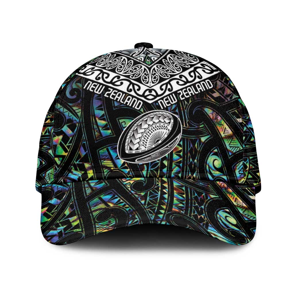 New Zealand Classic Cap Maori Rugby Tattoo Papua Shell LT9 Universal Fit Green - Polynesian Pride
