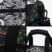 Custom New Zealand Duffle Bag Maori Rugby Tattoo Papua Shell LT9 - Polynesian Pride