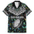 Custom New Zealand Family Matching Long Sleeve Bodycon Dress and Hawaiian Shirt Maori Rugby Tattoo Papua Shell