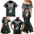 Custom New Zealand Family Matching Mermaid Dress and Hawaiian Shirt Maori Rugby Tattoo Papua Shell