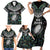 Custom New Zealand Family Matching Short Sleeve Bodycon Dress and Hawaiian Shirt Maori Rugby Tattoo Papua Shell