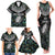 Custom New Zealand Family Matching Tank Maxi Dress and Hawaiian Shirt Maori Rugby Tattoo Papua Shell