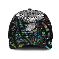 New Zealand Mesh Trucker Cap Maori Rugby Tattoo Papua Shell LT9 One Size Black Green - Polynesian Pride