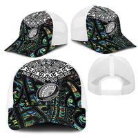 New Zealand Mesh Trucker Cap Maori Rugby Tattoo Papua Shell LT9 - Polynesian Pride