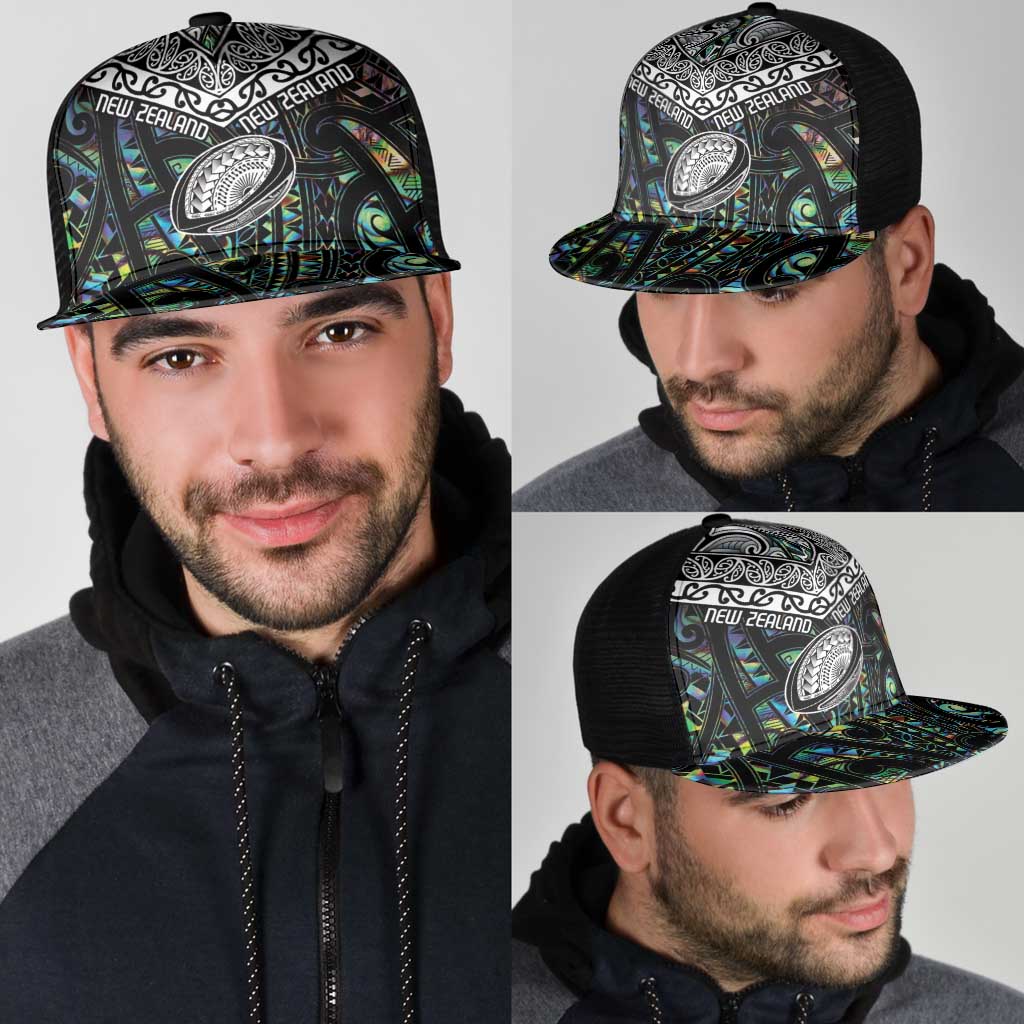New Zealand Mesh Trucker Cap Maori Rugby Tattoo Papua Shell LT9 - Polynesian Pride