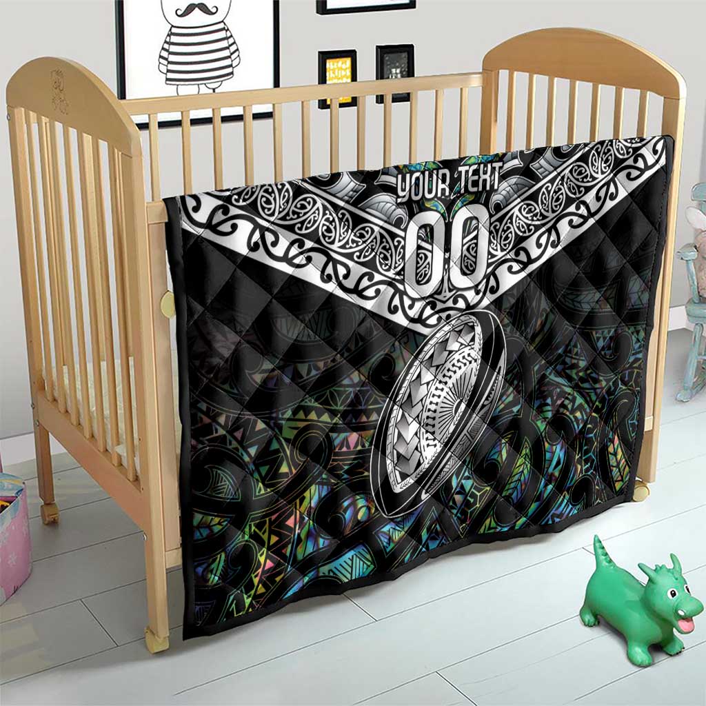 Custom New Zealand Quilt Maori Rugby Tattoo Papua Shell LT9 - Polynesian Pride