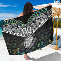 Custom New Zealand Sarong Maori Rugby Tattoo Papua Shell LT9 One Size 44 x 66 inches Green - Polynesian Pride