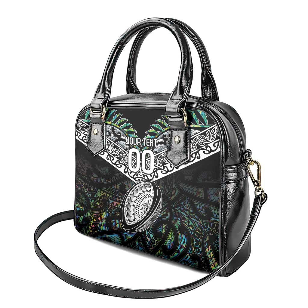 Custom New Zealand Shoulder Handbag Maori Rugby Tattoo Papua Shell LT9 - Polynesian Pride