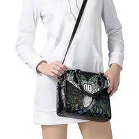 Custom New Zealand Shoulder Handbag Maori Rugby Tattoo Papua Shell LT9 - Polynesian Pride