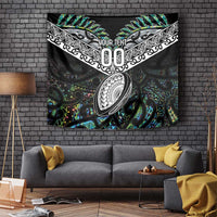 Custom New Zealand Tapestry Maori Rugby Tattoo Papua Shell LT9 - Polynesian Pride