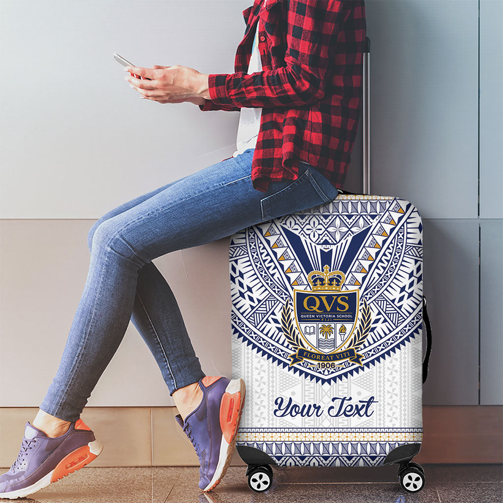 Fiji Queen Victoria School Personalised Luggage Cover QVS 120 Years Queen Victoria Alumni Legacy LT9 - Polynesian Pride