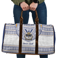 Fiji Queen Victoria School Personalised Travel Bag QVS 120 Years Queen Victoria Alumni Legacy LT9 White - Polynesian Pride