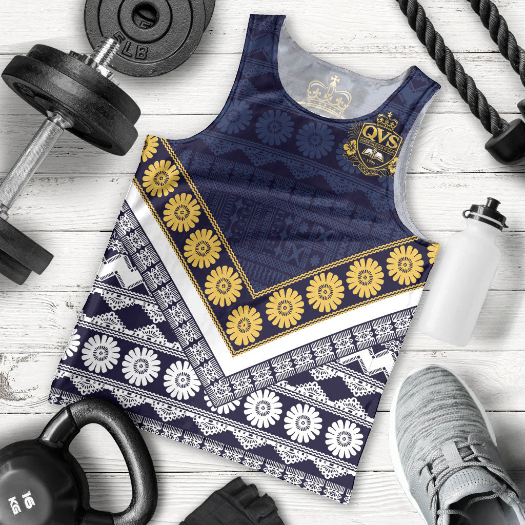 Fiji Queen Victoria School Men Tank Top QVS 1906 Generational School Legacy LT9 - Polynesian Pride