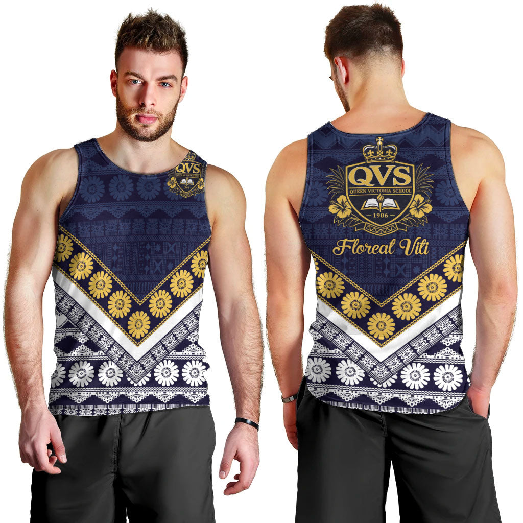 Fiji Queen Victoria School Men Tank Top QVS 1906 Generational School Legacy LT9 - Polynesian Pride