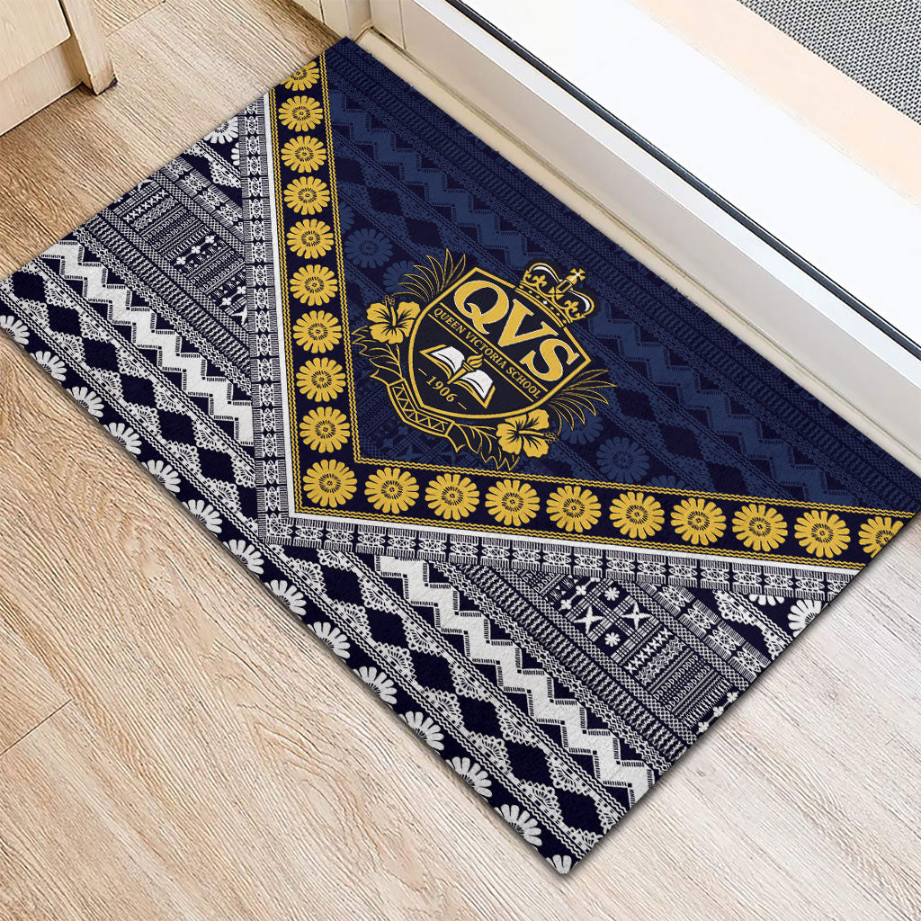 Fiji Queen Victoria School Rubber Doormat QVS 1906 Generational School Legacy LT9 - Polynesian Pride