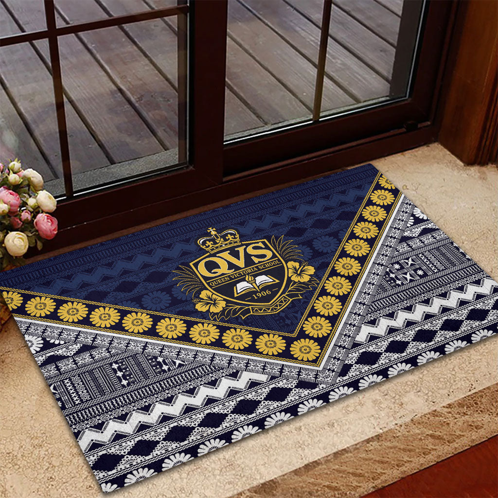Fiji Queen Victoria School Rubber Doormat QVS 1906 Generational School Legacy LT9 - Polynesian Pride