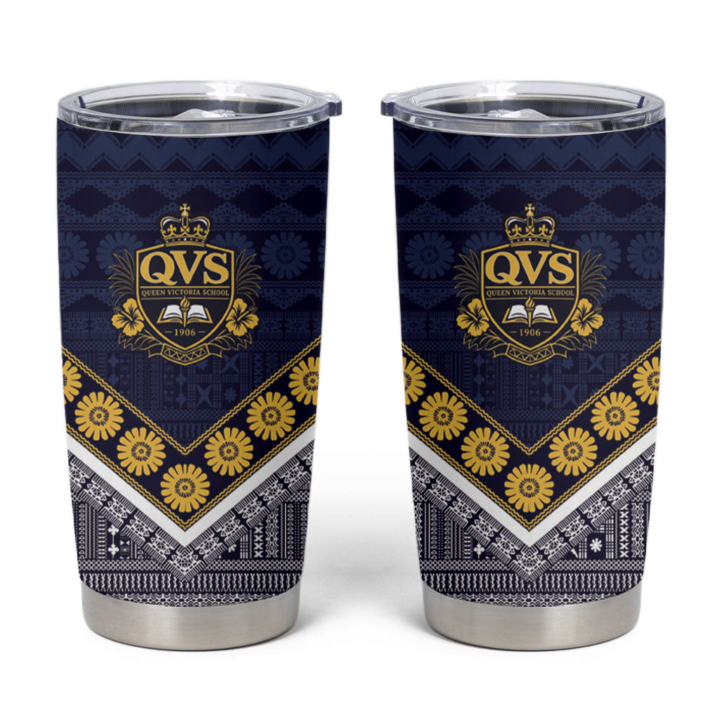 Fiji Queen Victoria School Tumbler Cup QVS 1906 Generational School Legacy LT9 Blue - Polynesian Pride