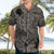 Beauty and The Warrior Polynesian Valentine Hawaiian Shirt Hibiscus FLowers Brown Style LT9 - Polynesian Pride