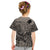 Beauty and The Warrior Polynesian Valentine Kid T Shirt Hibiscus FLowers Brown Style LT9 - Polynesian Pride