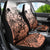 Beauty and The Warrior Polynesian Valentine Car Seat Cover Hibiscus FLowers Orange Style LT9 - Polynesian Pride