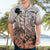 Beauty and The Warrior Polynesian Valentine Hawaiian Shirt Hibiscus FLowers Orange Style LT9 - Polynesian Pride