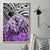 Beauty and The Warrior Polynesian Valentine Canvas Wall Art Hibiscus FLowers Purple Style LT9 - Polynesian Pride