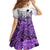 Beauty and The Warrior Polynesian Valentine Family Matching Puletasi Dress and Hawaiian Shirt Hibiscus FLowers Purple Style LT9 - Polynesian Pride