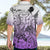 Beauty and The Warrior Polynesian Valentine Hawaiian Shirt Hibiscus FLowers Purple Style LT9 - Polynesian Pride