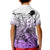 Beauty and The Warrior Polynesian Valentine Kid Polo Shirt Hibiscus FLowers Purple Style LT9 - Polynesian Pride