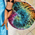 Beauty and The Warrior Polynesian Valentine Beach Blanket Hibiscus FLowers Rainbow Style LT9 - Polynesian Pride