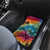 Beauty and The Warrior Polynesian Valentine Car Mats Hibiscus FLowers Rainbow Style LT9 - Polynesian Pride